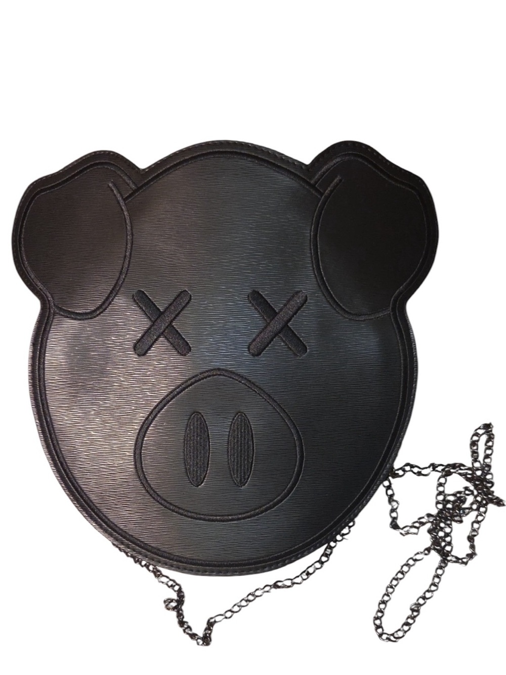 Jeffree Star Cosmetics x Shane Dawson Black Pig Face Crossbody Bag LIKE NEW